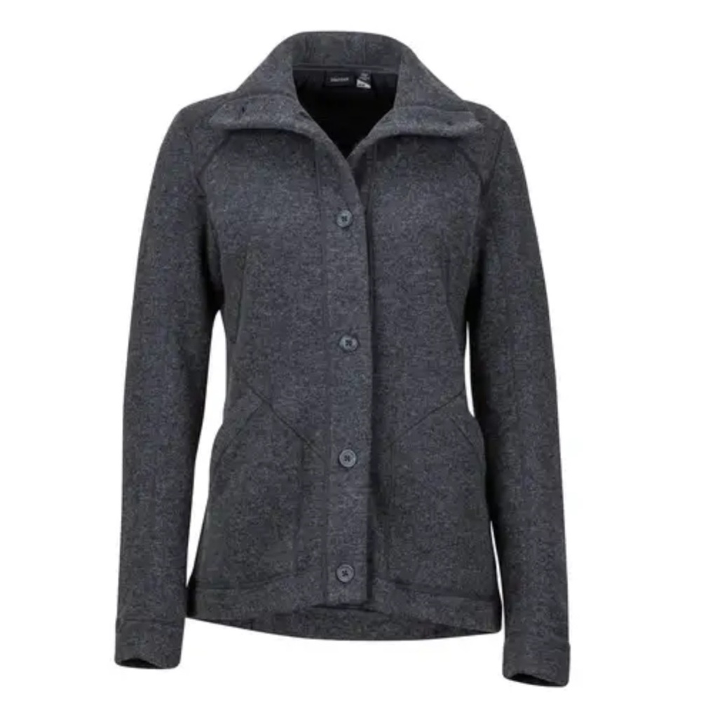 Marmot Olivia Sweater in Steel Gray EUC Size Medium